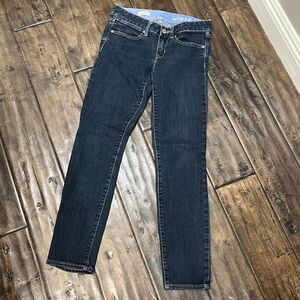 Gap 1969 Always Skinny Dark Wash Denim Jeans Classic‎ Stretch Fit 26/2 average